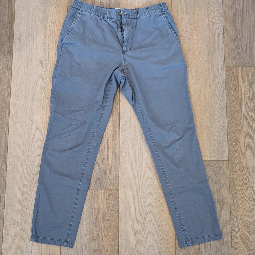 Light Blue Drawstring Chinos - Men's Size M